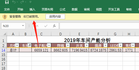 每次翻开EXCEL总显示宏被禁用,让敞开宏,两个原原因