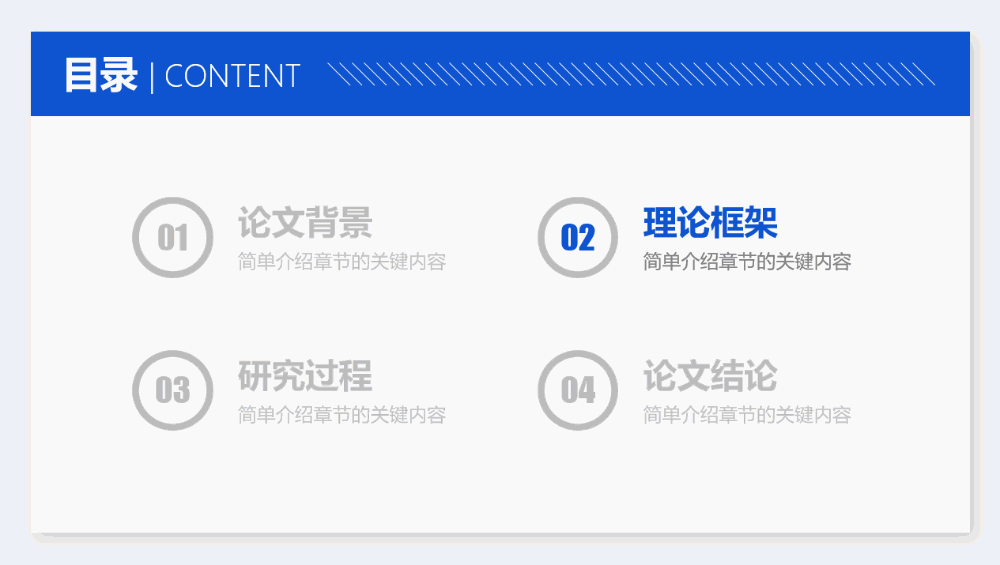 PPT目录的几种常见类型，都在这儿了！