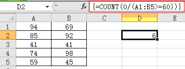 excel count函数用法解说和实例运用