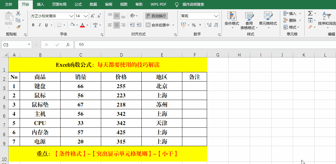 Excel作业表中的条件格局,不只是查找重复值,还有7种典型用法