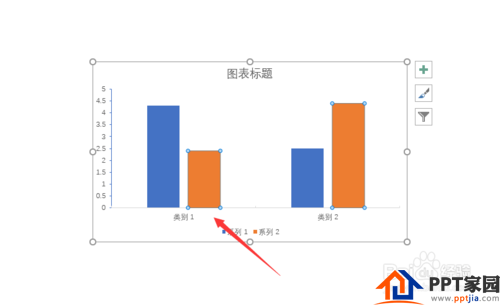 PPT柱状图怎样显现数据