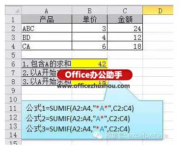 各种Excel求和公式和办法大全