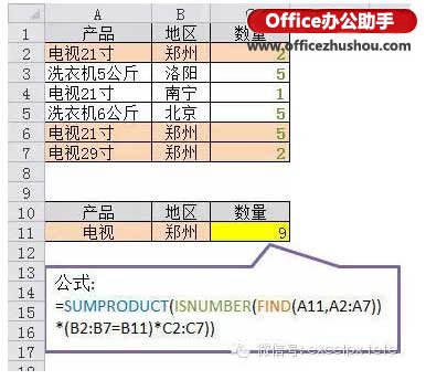 各种Excel求和公式和办法大全