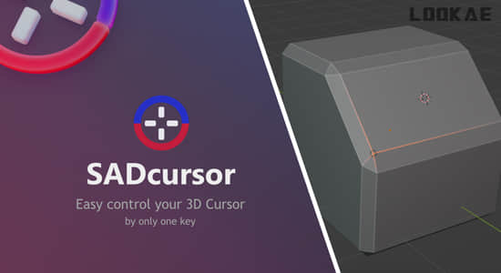 Blender插件-光标移动旋转快速吸附工具 Sad Cursor V2.0-叨客学习资料网