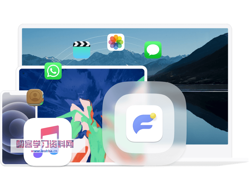 iOS 数据传输工具-FoneTrans iOS 9.1.68破解版 Mac/Win-叨客学习资料网